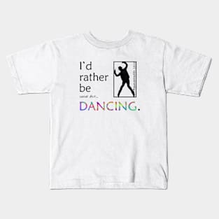 Trapped Dancer - Black Kids T-Shirt